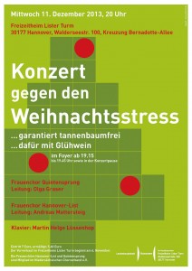 Konzert gegen den Weihnachtsstress am 11.12.2013, Frauenchor Quantensprung, Frauenchor Hannover-List